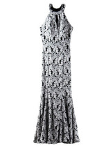 Nightway Missy Women&#39;s Lace Scallop Keyhole Racer Trupet Skirt Size - $1,300.58 MXN