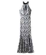 Nightway Missy Women&#39;s Lace Scallop Keyhole Racer Trupet Skirt Size - $1,300.58 MXN