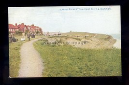TQ3196 - Kent - Leisurely walk along East Cliff &amp; Warrren, Folkestone - postcard - £1.99 GBP