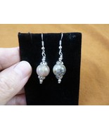 DP1-21c REAL DINOSAUR POOP 12mm bead dangle EARRINGS Utah ancient Dino C... - $354.99 MXN