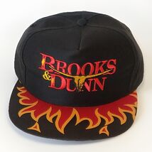 Brooks &amp; Dunn Hat Flaming Getcha Some Vintage 90s Country Western Music ... - $82.54