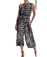 Tracy Reese Silk One Shoulder Culotte Jumpsuit Nwt $498 Size 2X - £135.52 GBP