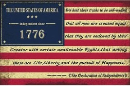 3X5 Declaration Of Independece 1776 Usa Constitution Tea Stained Vintage Flag - £6.64 GBP