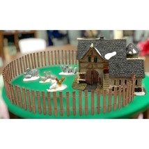 Dept 56 Dickens Village Lot Set Frasier Family Barn Animals Sheep Chickens Xmas - £47.91 GBP