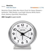 Westclox Baby Ben Classic Alarm Clock Retro Design Loud Alarm Portable 1964 - $453.45 MXN
