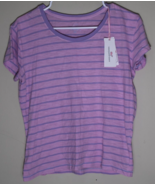 Women&#39;s Vineyard Vines Casual Knit T-Shirt Surftee Calm Water Stripe XXS... - $24.75
