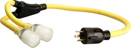 L5-30P To (2) L5-20R 3-Foot 10/3 Generator Power Cord Adapter, Coleman C... - $37.92