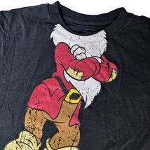 Disney Grumpy Dwarf T-Shirt 2X Plus Size ALWAYS GRUMPY Black Graphic Tee... - $24.75