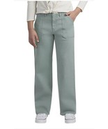 Levi&#39;s Girls Boys Pants Green Twill Utility Stretch Straight Leg Pockets - $54.09 CAD