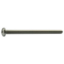 1/4&quot;-20 x 4&quot; 18-8 Stainless Phillips Pan Head Machine Screws (6 pcs.) - £10.60 GBP