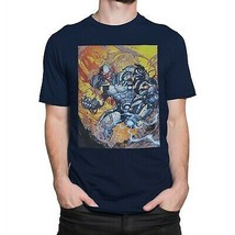 Cyborg Rubble Men&#39;s T-Shirt Navy - £8.64 GBP