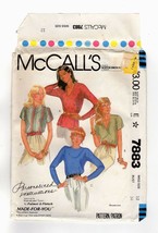 McCall&#39;s 7883 The Pullover Blouse Palmer &amp; Pletsch Size 12 Vintage UNCUT FF - £8.36 GBP