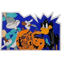Looney Tunes Pumpkin Contest Placemat Bugs Bunny &amp; Daffy Duck Warner Bros - $9.50