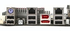 I/O Shield For ASUS Rampage II Extreme Motherboard Backplate IO - £3.18 GBP