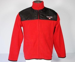 Ecko Unltd Red &amp; Black Zip Front Fleece Jacket Boys Large L 14 16 NWT  $54 - £33.15 GBP