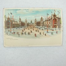 Antique 1900 Postcard Paris World Fair Universelle Esplanade des Invalid... - £31.96 GBP