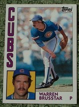 Warren Brusstar, Cubs,  1984  #304 Topps Baseball Card GDC - GREAT CARD - £3.10 GBP