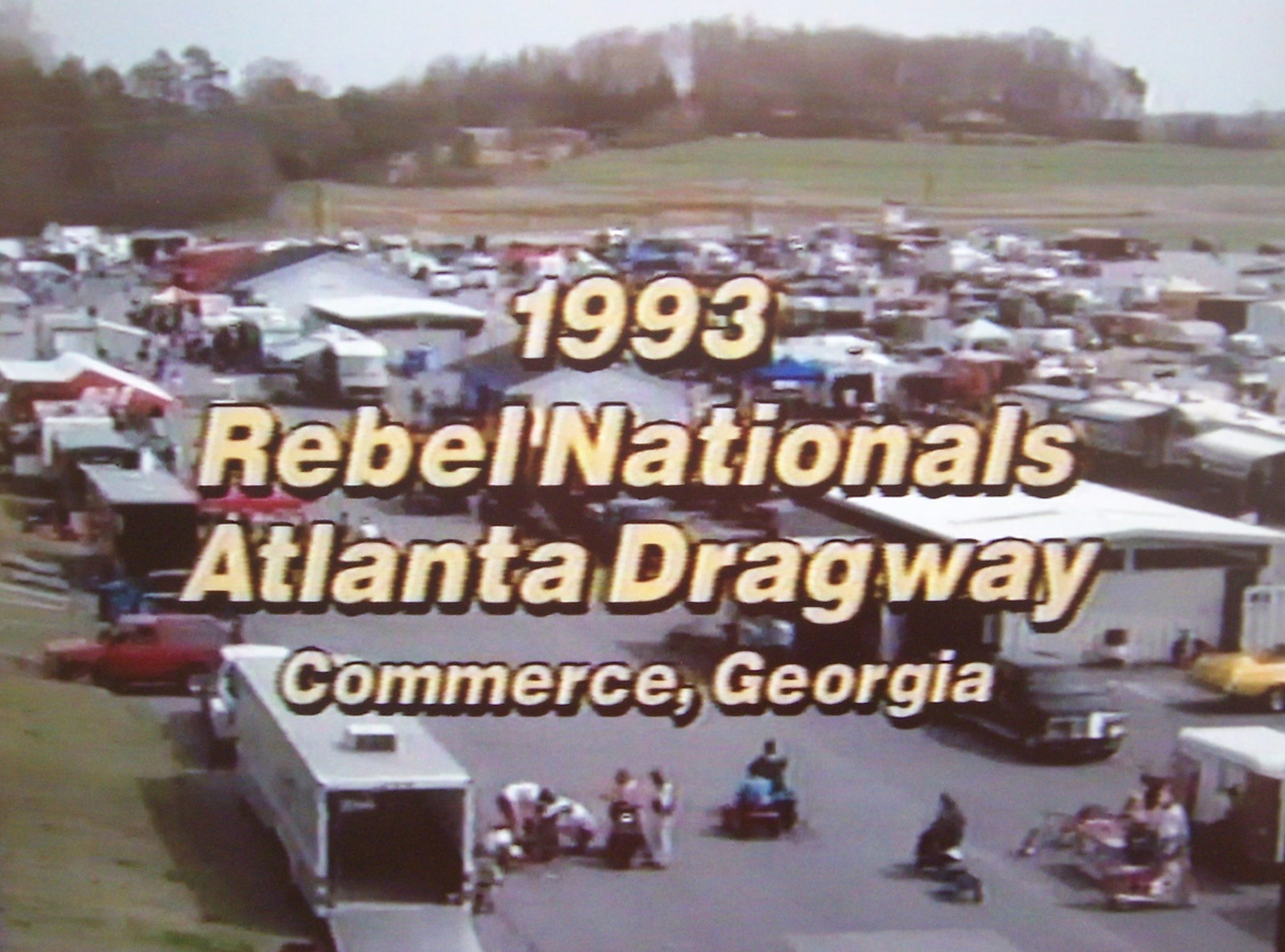 Motorcycle Drag Racing DVD 1993 PROSTAR REBEL NATIONALS Atlanta-Elmer Trett - $6.00