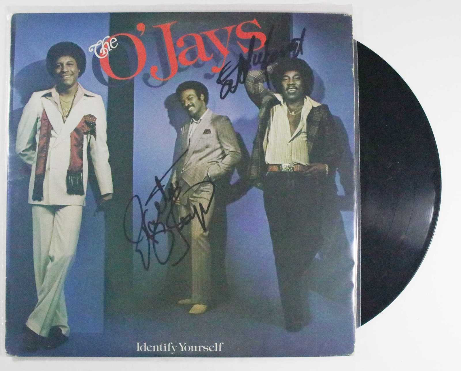 Primary image for The O'Jays Band Signed Autographed "Identify Yourself" Record Album