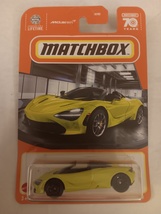 Matchbox 2022 #03 Green McLaren 720 Spider MBX Showroom Series MOC 70th Ann.Card - £11.71 GBP
