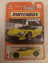 Matchbox 2022 #03 Green McLaren 720 Spider MBX Showroom Series MOC 70th Ann.Card - £11.71 GBP