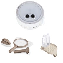 Intex PureSpa Multi-Colored LED Light, Maintenance Kit &amp; Attachable Cup Holder - £68.12 GBP