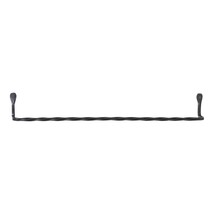 Wrought Iron 24-Inch Twisted Towel Bar - Handmade in USA - $23.95