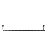 Wrought Iron 24-Inch Twisted Towel Bar - Handmade in USA - $32.94 CAD