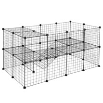 Pet Playpen Cage Two-Storey Bunny Fence Hamster Safe For Squirrel Guinea Pigs - £58.34 GBP