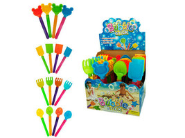 Case of 32 - Sand Toy Bubble Stick Counter Top Display - $97.57