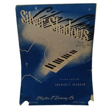 Vintage Sheet Music, Silver Shadows Piano Solo by Francis E Aulbach, Summy 1947 - £11.42 GBP