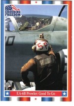 Enduring Freedom Picture Card #83 EA-6B Prowler Aircraft Good To Go Topps 2001 - $0.98