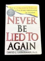 Never Be Lied To Again -David J. Lieberman - DVD - Get the Truth in 5 Minutes - £15.65 GBP