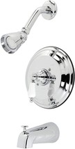 Polished Chrome Restoration Tub And Shower Faucet By Kingston Brass, Model - £163.61 GBP