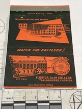 Vintage Matchbook Cover. Florida A&amp;M College. Tallahassee, FL  gmg. Unstruck - £15.87 GBP