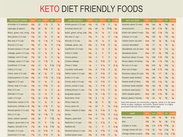 Keto Diet Friendly Foods Chart, digital download PDF, Keto shopping list... - £3.16 GBP