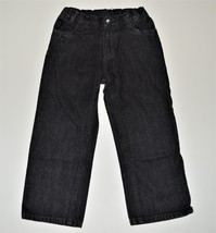 Boys Sz 4 NAUTICA Black Denim Jean Pants Adjustable Waist New no Tags - £7.85 GBP
