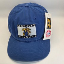 Vintage 90s Kentucky Wildcats Hat Drew Pearson Strapback Cap with Tag - $24.99
