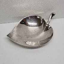 Silver Plated Leaf Dish Ball Footed - FB Rogers Co - Trinket Tray - Vintage - £11.10 GBP