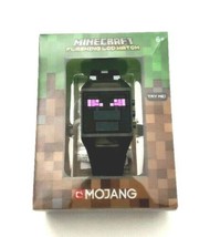 Minecraft Mojang Boys Flashing Black Panther Face LCD Digital Watch Black Age 6+ - £18.98 GBP