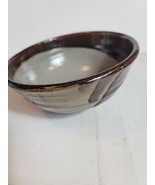 Vintage Ceramic Mixing Bowl Clay Multi Color Earth Tone  - £16.23 GBP