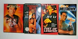 Kung Fu VHS Lot Of 4 Meltdown Fist Of Legend American Yakuza Mr.Nice Guy... - £8.68 GBP