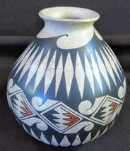 Old Humberto Ponce Mata Otiz Style Mexico Mexican Art Pottery Vase Signed Pot - $120.25