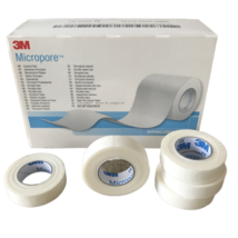 3M Micropore Hypoallergenic Surgical Tape 2.5cm x 9.1m |Eyelash Extensions - £1.04 GBP
