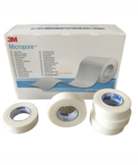 3M Micropore Hypoallergenic Surgical Tape 2.5cm x 9.1m |Eyelash Extensions - $1.34+