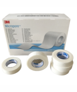 3M Micropore Hypoallergenic Surgical Tape 2.5cm x 9.1m |Eyelash Extensions - £1.04 GBP