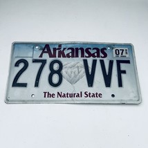 2018  Arkansas Natural State Passenger License Plate 278 VVF - £12.98 GBP