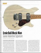 James Valentine Ernie Ball Music Man Guitar Review with Specs 2-page article - £3.34 GBP