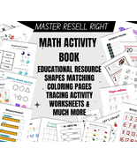 Math Activity Book - $19.99
