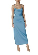 Vila Clothes Women Dress - XS Turquoise Designer Fashion Elegant Dress - $983.22 MXN